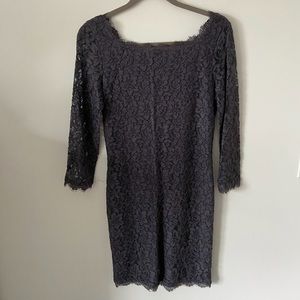 DVF Zarita Sheath Dress in Gray